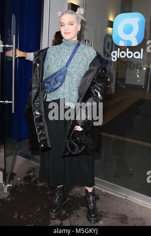 Anne Marie arrives at Global studios for Capital radio  Featuring: Anne Marie Where: London, United Kingdom When: 23 Jan 2018 Credit: Michael Wright/WENN.com Stock Photo