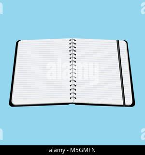 office flipchart vector illustration isolated on white background Stock Vector