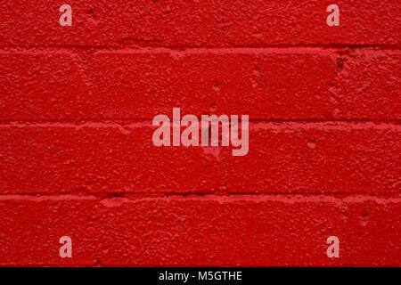 Red brick closeup texture background Stock Photo