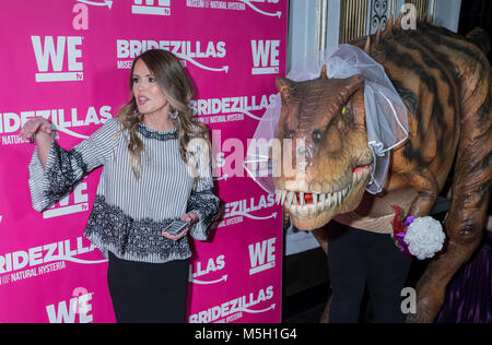 New York, USA. 22nd Feb, 2018. Trista Sutter attends WE TV Launches Bridezillas Museum Of Natural Hysteria at Arena, Manhattan Credit: Sam Aronov/Alamy Live News Stock Photo