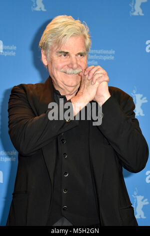 Berlin, Germany. 23rd Feb, 2018. Peter Simonischek during the 'The Interpreter' photocall at the 68th Berlin International Film Festival / Berlinale 2018 on February 23, 2018 in Berlin, Germany. Credit: Geisler-Fotopress/Alamy Live News Stock Photo
