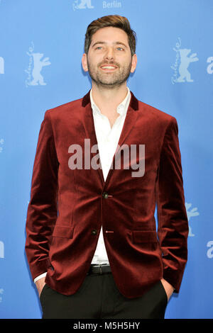 Berlin, Germany. 23rd Feb, 2018. (EDITORS NOTE: Image has been digitally retouched) Murray Cummings photographed at the 'Songwriter' photo call during the 68th Berlin Film Festival at the Grand Hyatt Hotel on February 23, 2018 in Berlin, Germany. Credit: John Rasimus/Media Punch ***France, Sweden, Norway, Denark, Finland, Usa, Czech Republic, South America Only***/Alamy Live News Stock Photo