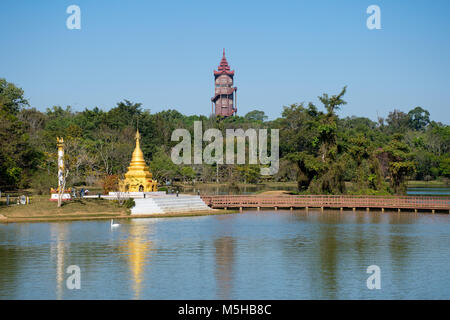 National Kandawgyi Botanical Gardens, Pyin Oo Lwin, Myanmar Stock Photo