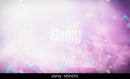 Abstract network connection backround, internet communication concept Stock Photo