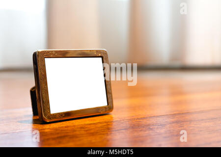 Miniature Silver Photo Frame Mock up Stock Photo