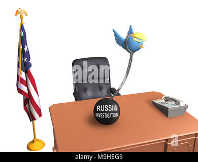 Donald Trump - Russia Investigation Stock Photo