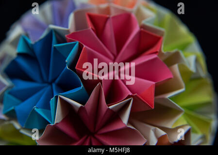 origami ball close up Stock Photo