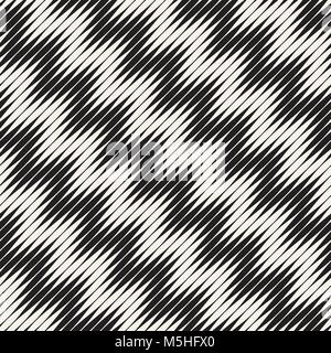 Seamless ripple pattern. Repeating vector texture. Wavy graphic background. Simple stripes Stock Vector