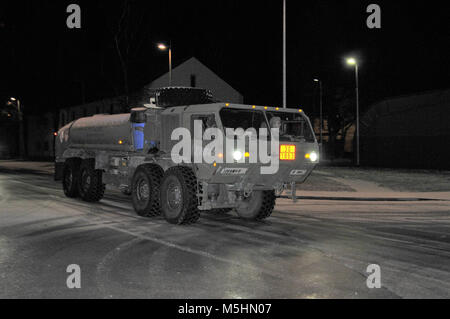 U.S. Soldiers from Echo Company, 1st Battalion, 3rd Aviation Regiment (Attack Reconnaissance), 12th Combat Aviation Brigade, departs Katterbach Army Airfield, Ansbach, Germany February 12, 2018 for training. (U.S. Army Stock Photo