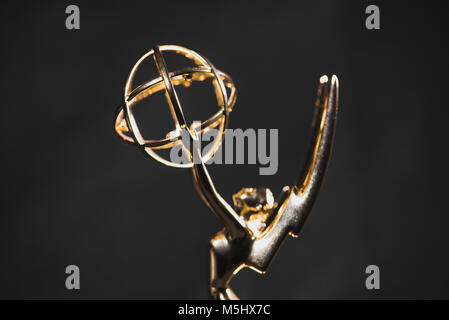 Emmy Award Statue Stock Photo