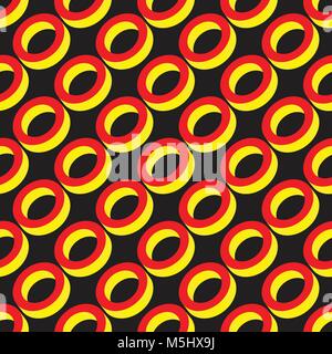 Abstract Golden Rings Stock Vector
