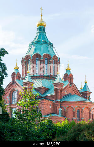 Finland, Helsinki, Uspenski Cathedral Stock Photo