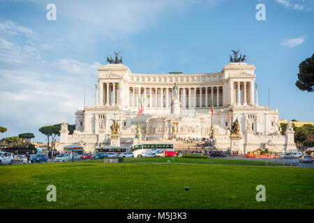 Italy, Rome, view to Monumento a Vittorio Emanuele II Stock Photo