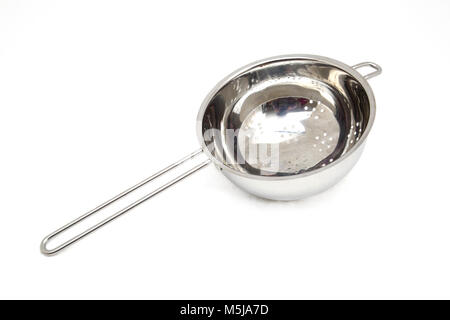 Stainless Steel Colander Stock Photo