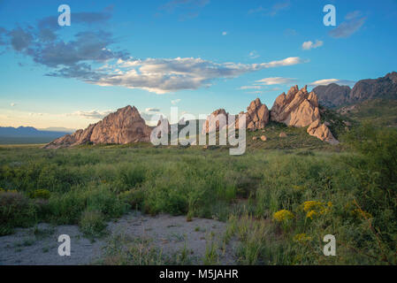 a day in the mountains hiking in desert southwest, united states Stock Photo