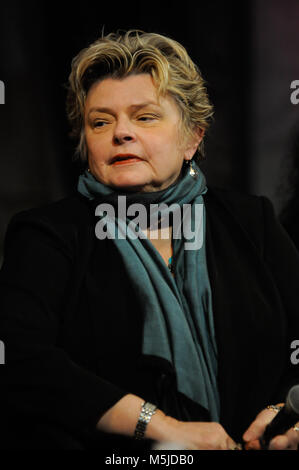 American novelist Patricia Mac Donald attends Quais du Polar Literary Festival, Lyon, France Stock Photo