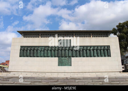 The shrine of 26 Martyrs of Nagasaki. Taken in Japan, February 2018. Stock Photo