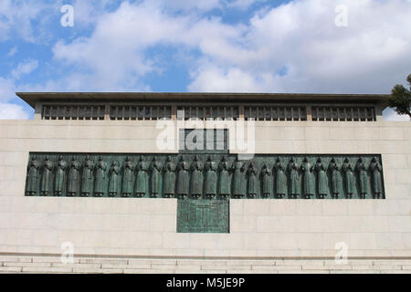 The shrine of 26 Martyrs of Nagasaki. Taken in Japan, February 2018. Stock Photo