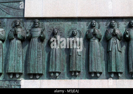 The shrine of 26 Martyrs of Nagasaki. Taken in Japan, February 2018. Stock Photo