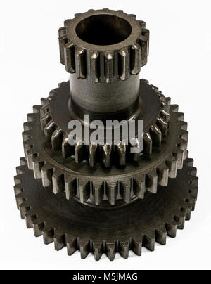 Antique automotive transmission cluster gear assembly Stock Photo