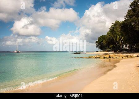 Sandy Beach, Barbados, Caribbean Stock Photo