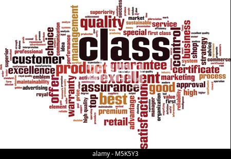 Class word cloud concept. Vector illustration Stock Vector Image & Art ...