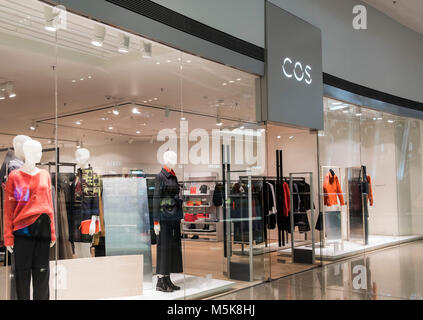 HONG KONG - April 4, 2019: Cos store in Hong Kong. Stock Photo