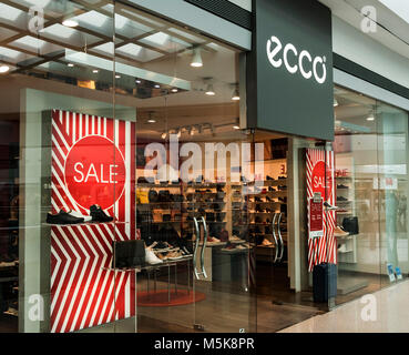 ECCO sign in Outlet Collection Niagara On the Lake, Canada Stock Photo - Alamy