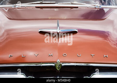 1956 Plymouth Belvedere Sport Sedan. Classic vintage American car Stock Photo