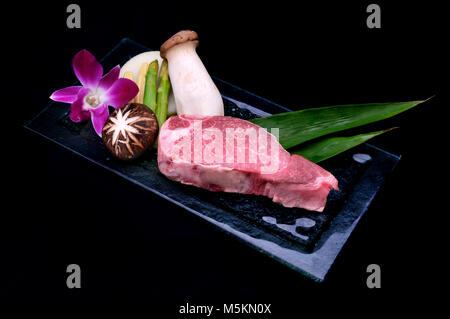 Teppanyaki from Japanese Beef Stock Photo