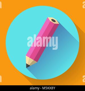 Green Cloud download icon. Flat design style Stock Vector