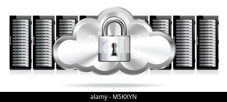 Network Security - Information technology conceptual image Stock Photo