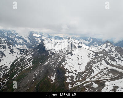 View from the top of Schilthorn Stock Photo
