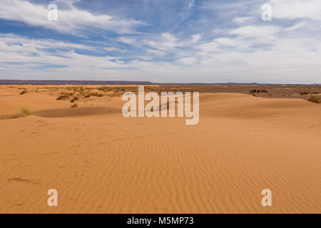 Dunes of Erg Chebbi, Morocco Stock Photo