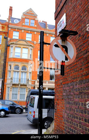 Wimpole Mews Westminster London W1 Stock Photo