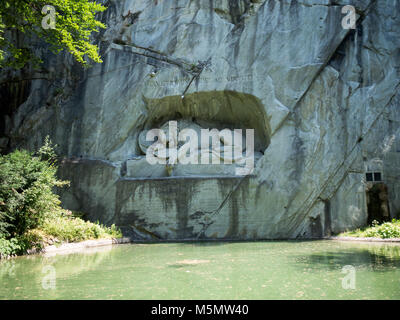 Lion Monument, Luzern Stock Photo