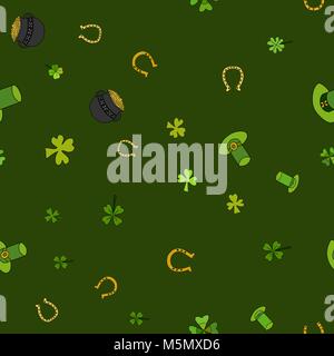 Saint Patrick's Day Vector Seamless Stock Vector