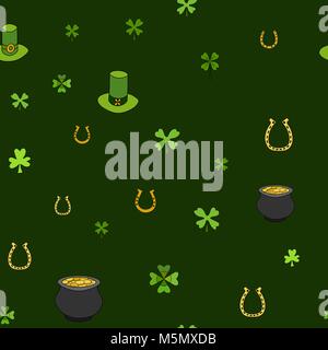 Saint Patrick's Day Vector Seamless Stock Vector
