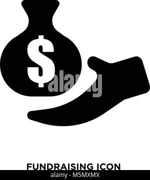 fundraising icon vector Stock Vector