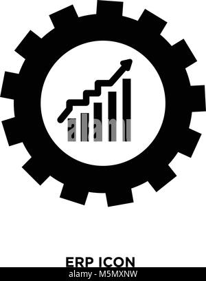 erp icon vector Stock Vector