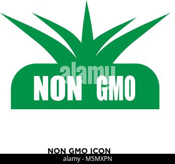 non gmo icon Stock Vector