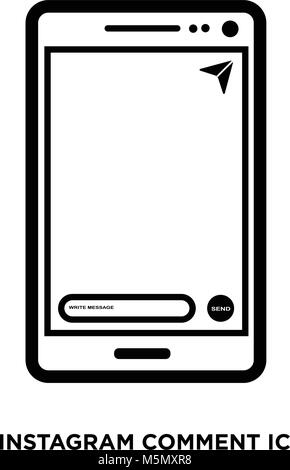 Instagram Circle Black Button with White Logo. Social Media Icon with ...
