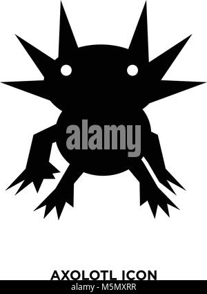 axolotl icon vector Stock Vector