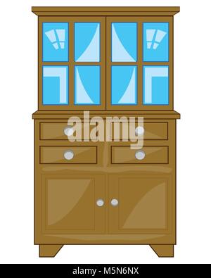 Home furniture closet Stock Vector