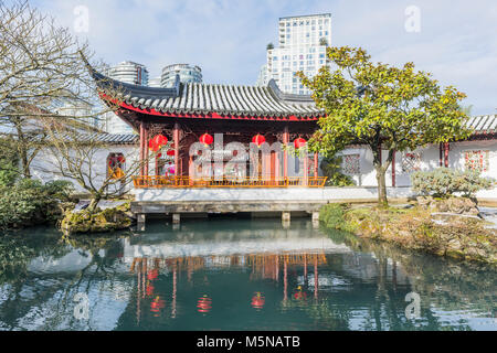 Dr. Sun Yat-Sen Classical Chinese Garden and Park, Vancouver, British Columbia, Canada Stock Photo