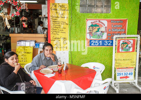 Cancun Mexico,Mexican,Yucatán Peninsula,Quintana Roo,Avenida Coba,cafe,restaurant restaurants food dining eating out cafe cafes bistro,food stand,vend Stock Photo