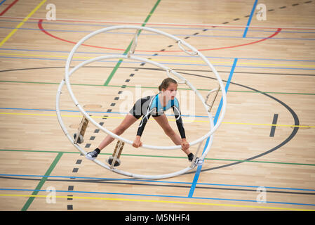 The Netherlands. Krimpen aan den Ijssel. 10-06-2017. Dutch Championship wheel gymnastics. Stock Photo