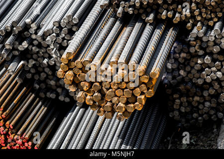 iron bars as a texture of metal coil in stock Stock Photo