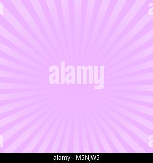 Sunburst pink rays pattern. Radial sunburst ray background vector illustration. Stock Vector