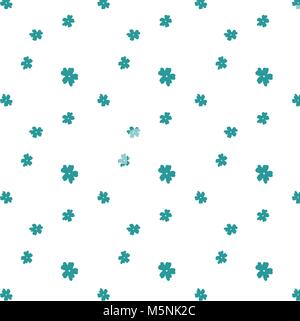 Hand drawn blue turquoise flowers background, textile, wallpaper, sweet flowers, doodles Stock Vector